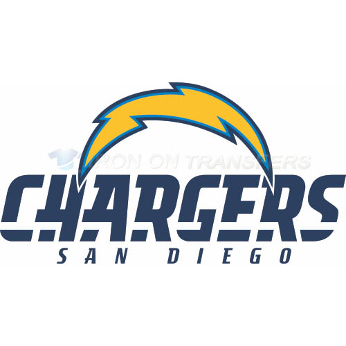 San Diego Chargers Iron-on Stickers (Heat Transfers)NO.726